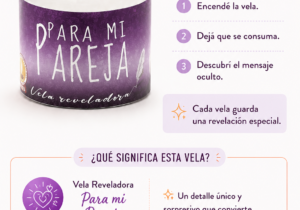 Velita reveladora Para mi pareja