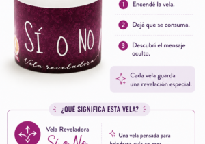 Velita reveladora Si o No