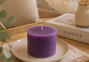 Velón aromático 6x5 Lavanda