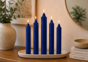Vela Segura Lisa x12 Azul