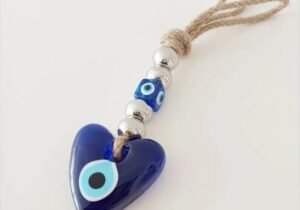 Colgante Decorativo Ojo Turco Corazón